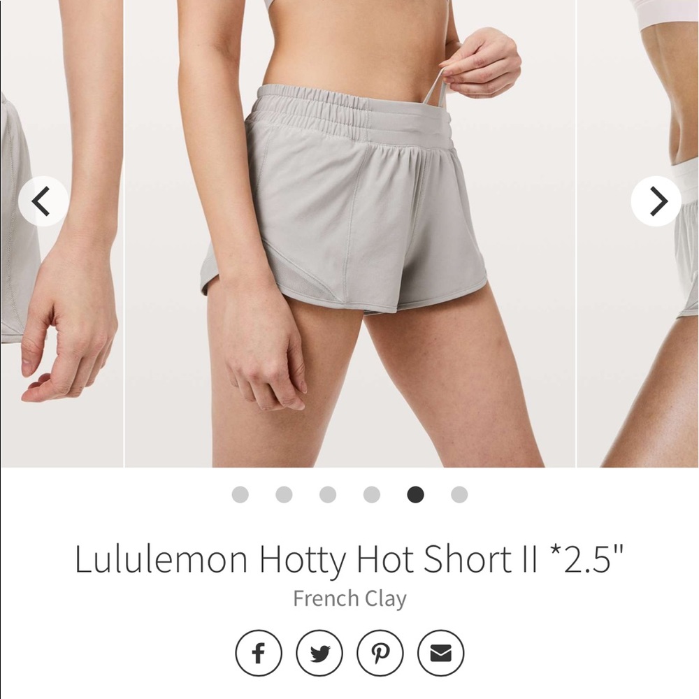 *SOLD ON M* Lululemon Hotty Hot Shorts